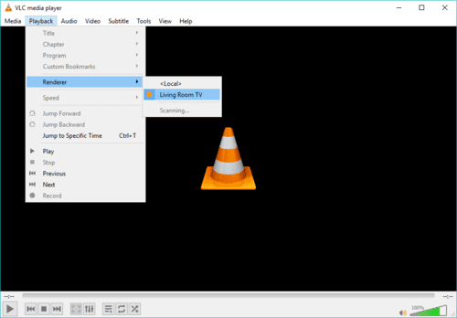 How to stream from VLC to Chromecast