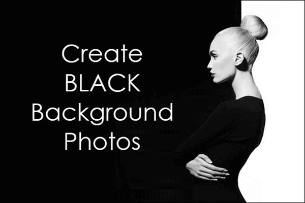 How to Create Black Background for Photos