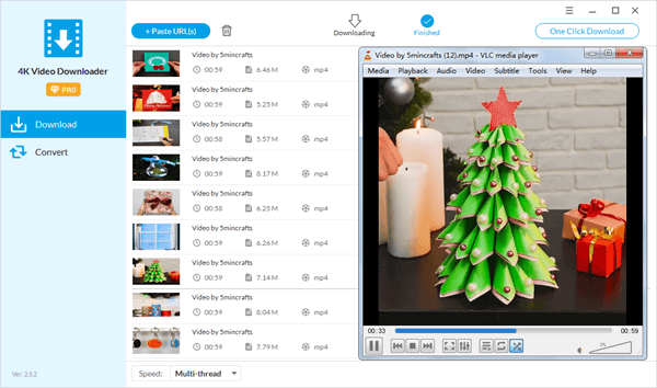 Using Jihosoft 4K Video Downloader.