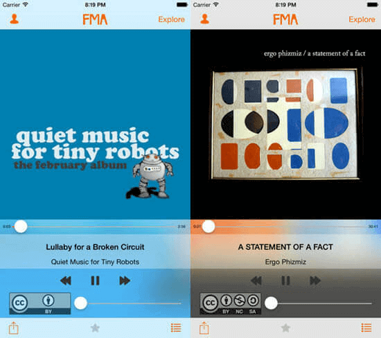 The Free Music Archive (FMA) may not be a well-known music download app.