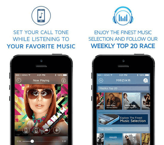 Mazika, iOS'ta harika bir müzik uygulaması. Şaşırtıcı bir müzik seçimi var