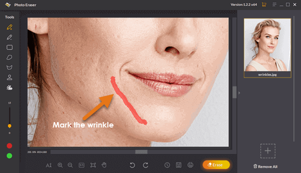 Process To Remove Wrinkles From Photos