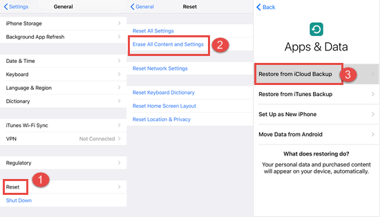 Restore Deleted iPhone Messages from iCloud Backup