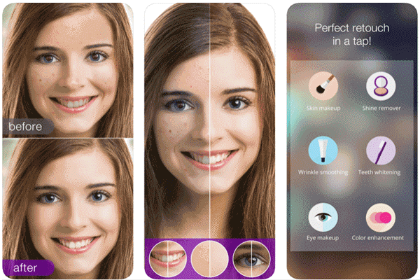 Visage Lab is a face retouching app available for both iPhone and Android.