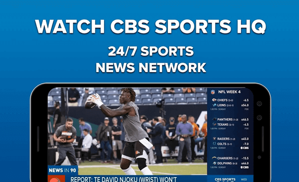 CBS Sports is a highly advanced sports streaming application that is freely accessible to all Android and iOS users.