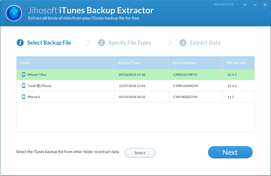 free iphone backup extractor free