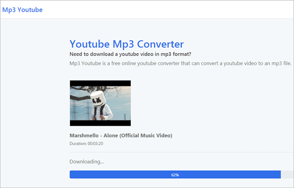 MP3 YouTube is a free online YouTube to mp3 converter.