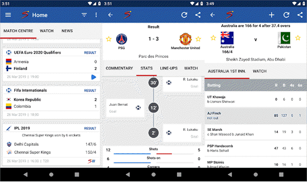 This free sports streaming app is specially designed for novices with a simple and secure interface.