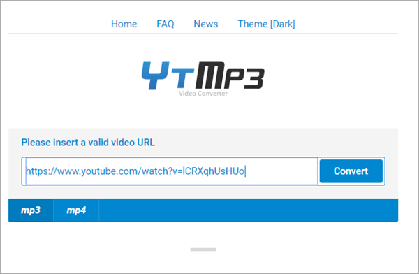 YTMP3 is designed primarily to convert YouTube videos to MP3 format.