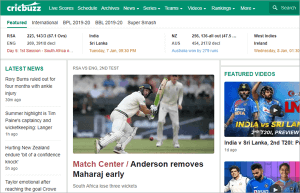 live cricket streaming english