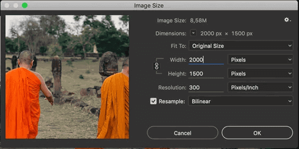 How to Increase Resolution of Image With Photoshop