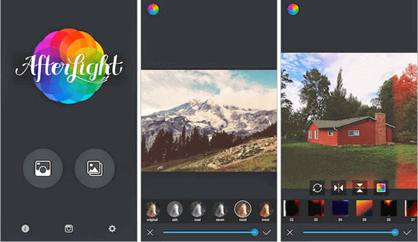 Afterlight is an amazing Instagram photo editor that comes with dozens of attractive and appealing filters.