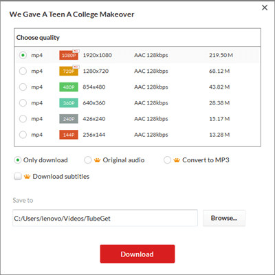 Use TubeGet to download YouTube in srt & vtt formats Subtitles.