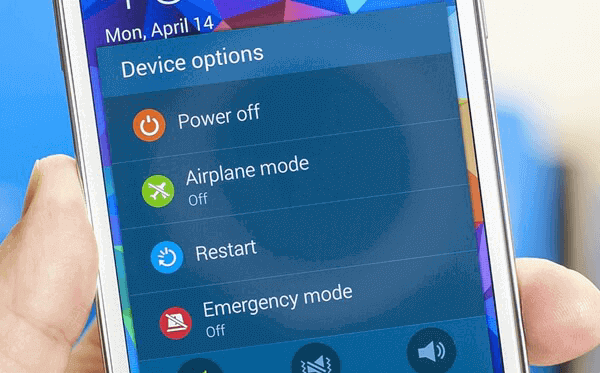 restart my phone without power button app