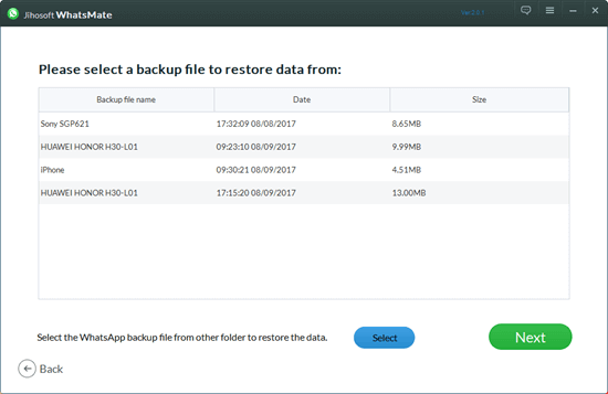 how to make use of the Backup and Restore functions to restore WhatsApp backup from Android to iPhone