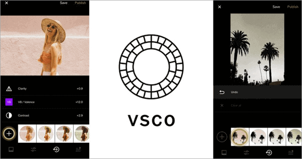 If your photo-editing skills are of the beginner level then you can use apps like VSCO that have a user-friendly interface.