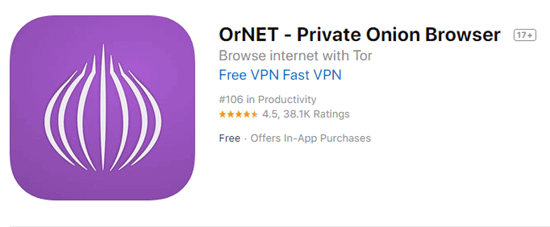 OrNET is high-performance Tor browser, which do well in blocking ads and other annoying content on iOS safari.