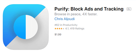 Purify allows you to decide what content need to be blocked and what don’t need.