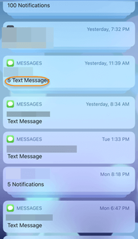 Hide Messages on Locked Screen of iPhone