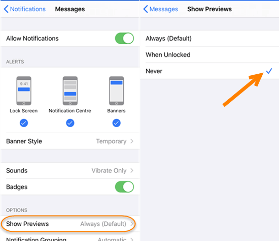 How to Hide Text Messages on iPhone without Deleting