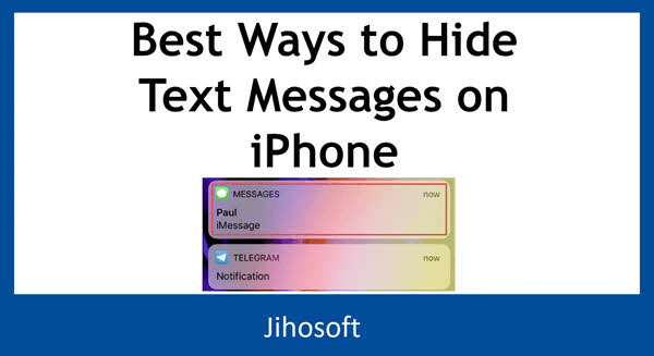 Ukryj wiadomości na iPhonie.