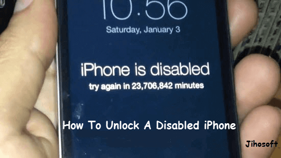 How to Unlock Disabled iPhone