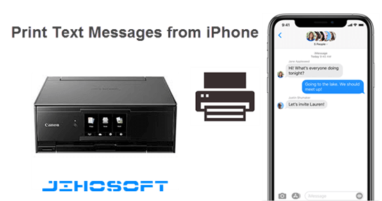 Print Text Messages from iPhone.