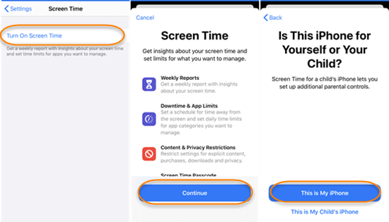 Set Time Limit for Messages App.