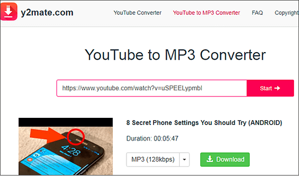 you tube mate mp3