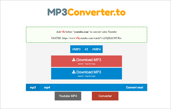 Mp3 online converter