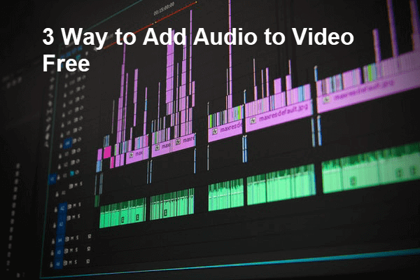 Add Audio and Music to Video