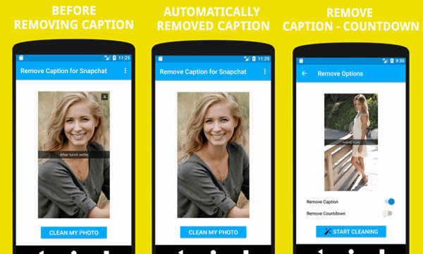 Snapchat Caption Remover App for Android