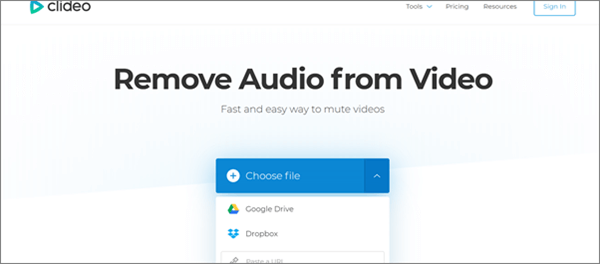 How to remove audio from video online?