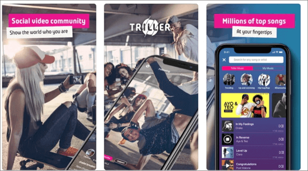 Triller is a popular music video creating app.