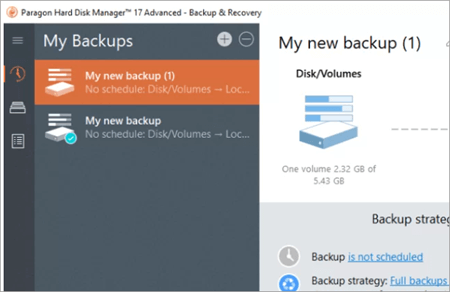 Paragon Backup offers a free version strictly for home use